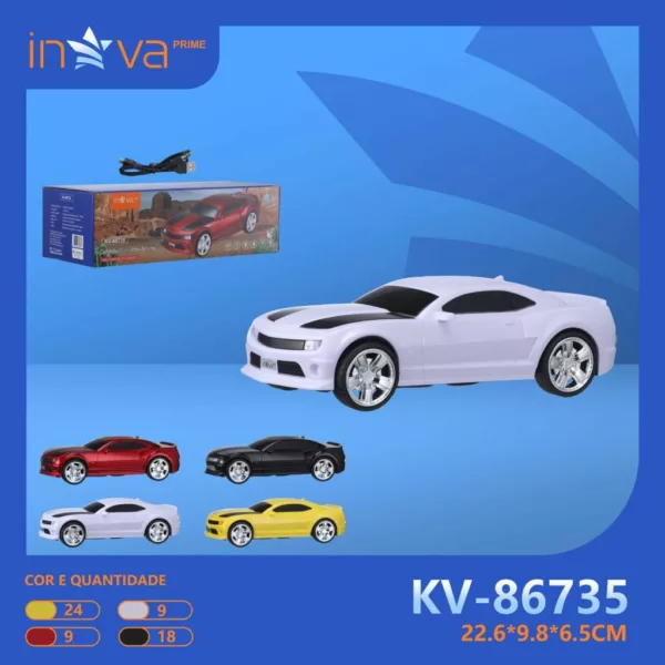 Caixa de SOM Bluetooth Carro Inova Kv-86735