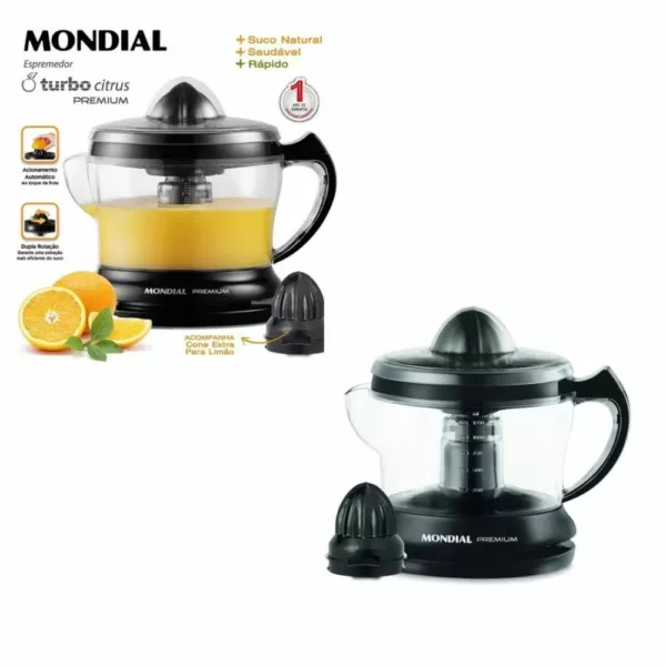 Espremedor de Frutas Turbo Citrus Premium 127v Mondial E-02