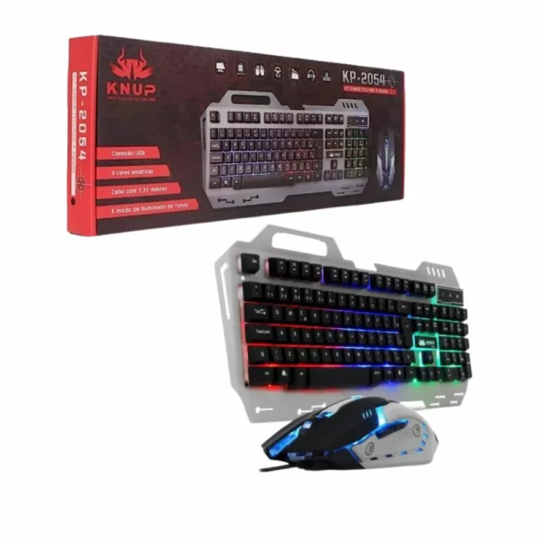 KIT Gamer Knup Teclado + Mouse Kp-2054