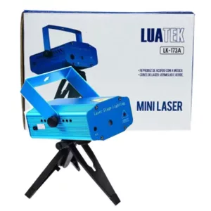 Mini Laser Projetor Holografico Tripe Luatek Lk-173a