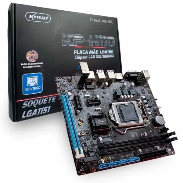 Placa MÃE Intel H110 Lga1151 Ddr4 Knup-h110