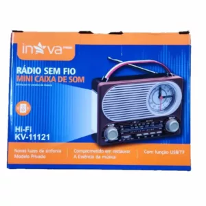 Radio Retrô sem FIO Inova Kv-11121