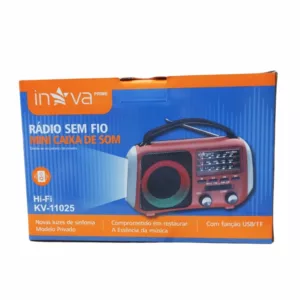 Radio sem FIO Mini Caixa Inova Prime Kv-11025